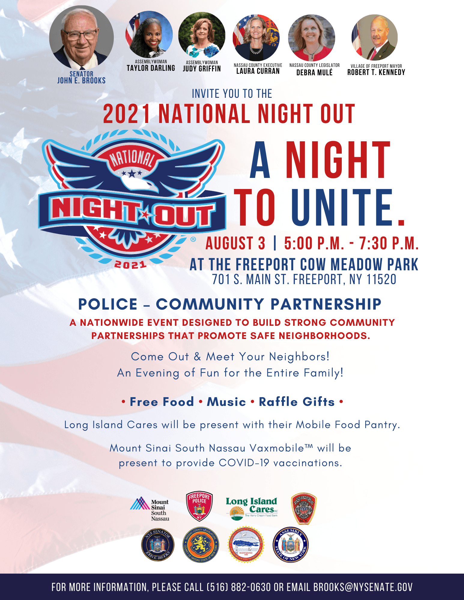 National Night Out Flyer English